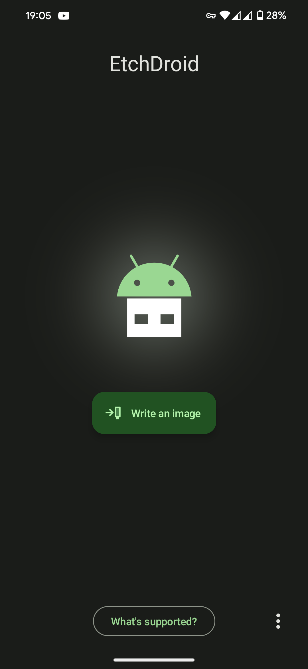 EtchDroid 应用首页界面